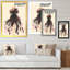 «Fashion Woman», art au trait V - œuvre d'art sur toile glamour-1400934843-1400934844