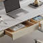 Bureau moderne à panneau en pierre