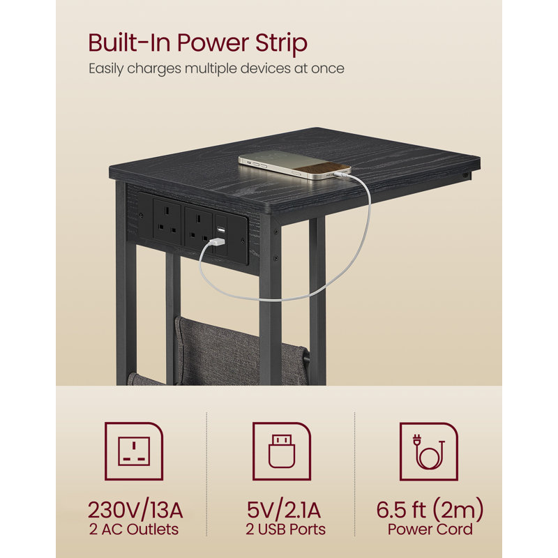 End Table, Black, Black