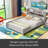 Branchesi Bookcase Storage Bed-703875934-703875921