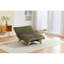 Fauteuil à billes vert antique avec structure et dossier en bois massif-1002175097
