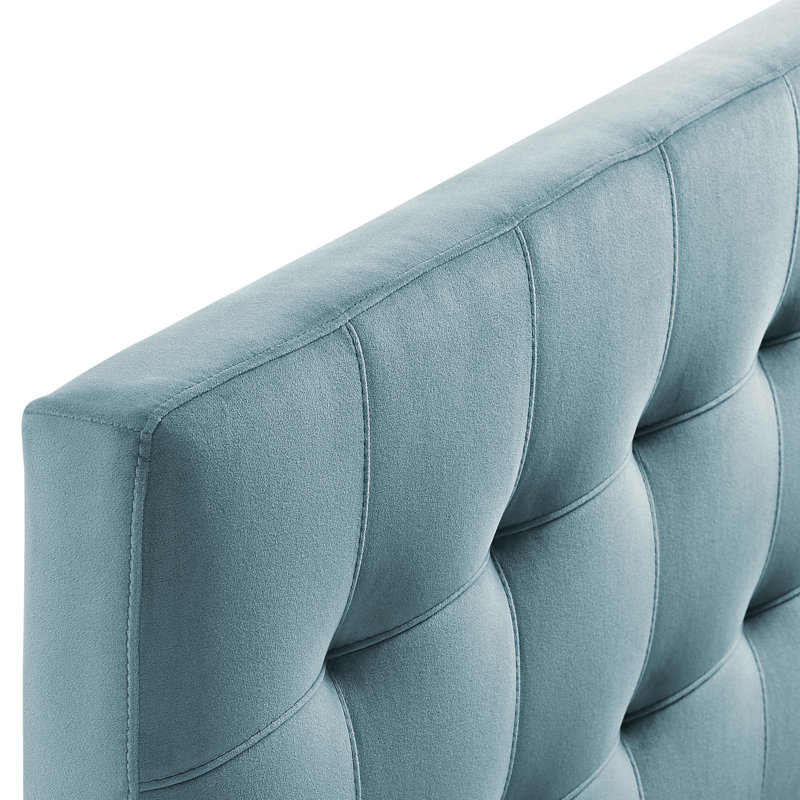 Copper Grove Worishofen Velvet Headboard by Modway, Light Blue, King