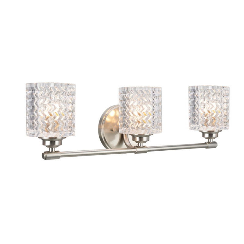 Éclairage pour meuble-lavabo 3 lumières en métal Kirksey