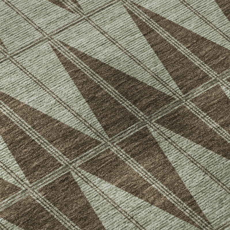 Tapis de qualité supérieure lavable à la machine Mayfield AMF2415, Chocolat, 3 pi x 5 pi