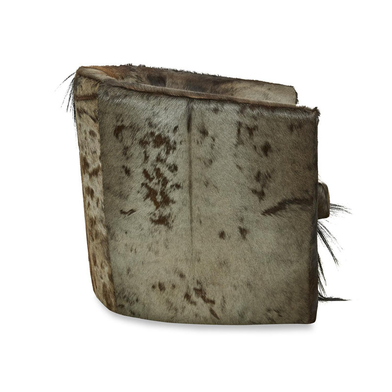 Genuine Wildebeest Hide Club Chair