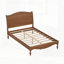 Base de lit en bois avec tête de lit, lit plateforme rétro, conception traditionnelle arquée, grand rangement sous le lit, aucun sommier tapissier requis, assemblage facile-282287344-282287347