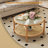Bay Isle Home Round Rattan Coffee Table with Glass Top-676772001-675633289