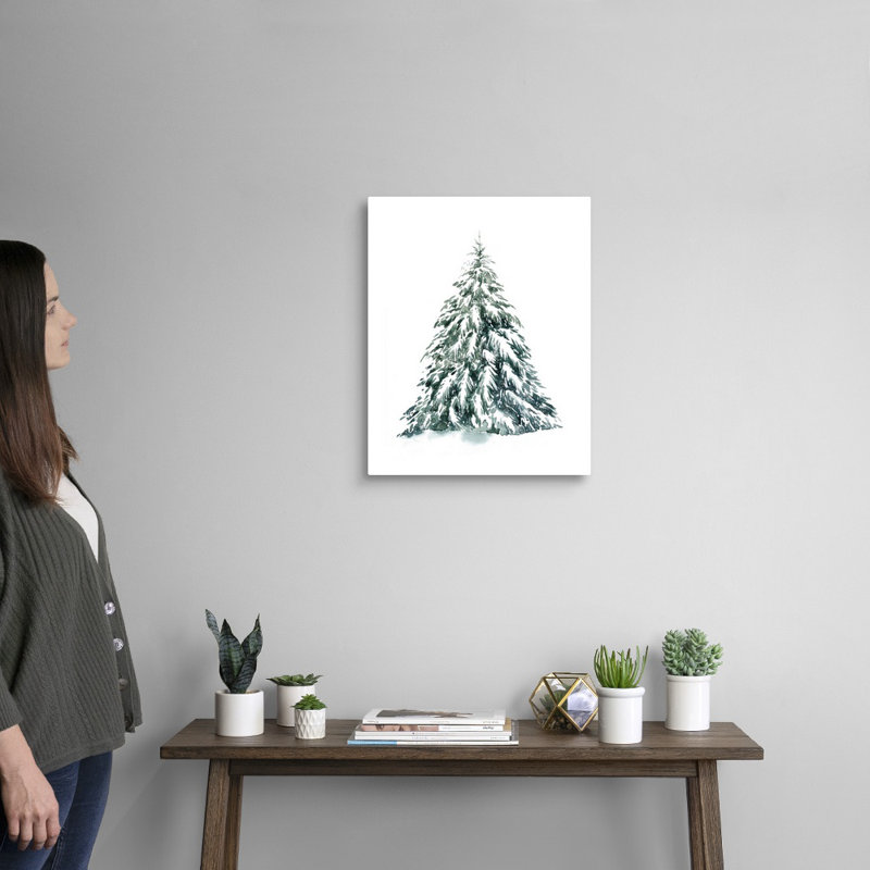 «Blue Spruce I» par Grace Popp - reproduction d'art sur toile, H 20 po x l 16 po x P 1,25 po, Toile tendue