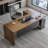 Walnut Rectangular Solid Wood desks-107970940-107970943