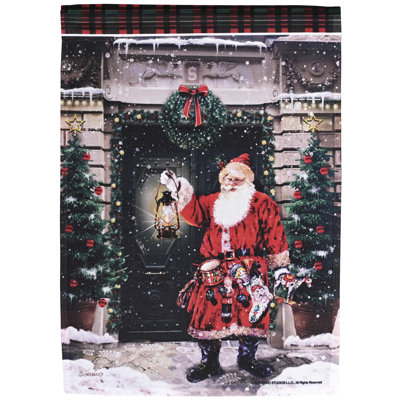 Evry Double Sided 18'' H x 13'' W Polyester Christmas Garden Flag