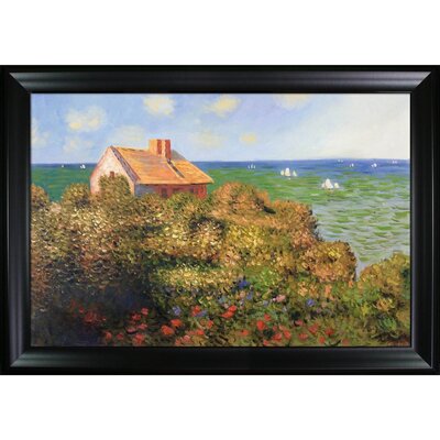 Fishermans Cottage at Varengeville by Claude Monet Framed Painting -  Wildon HomeÂ®, CST10892 13739788