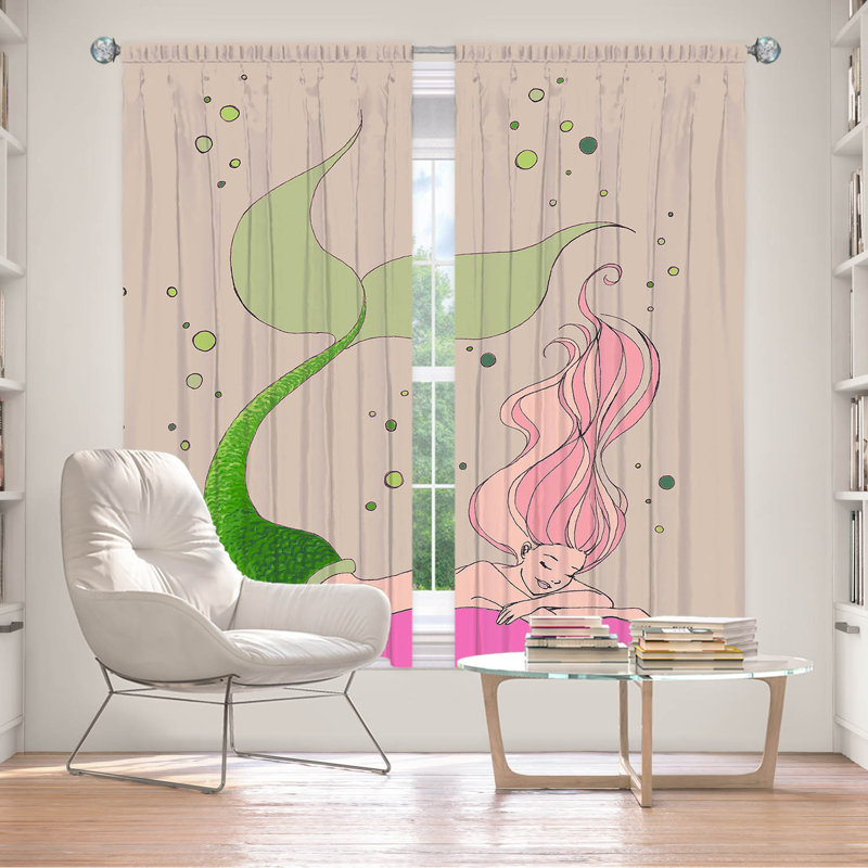 Room Darkening Curtain Pair, 40" W x 82" L, Gray