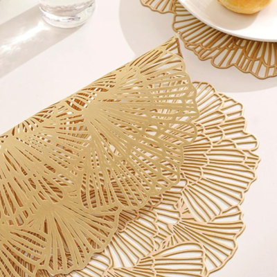 Vinyl Abstract Round Placemat