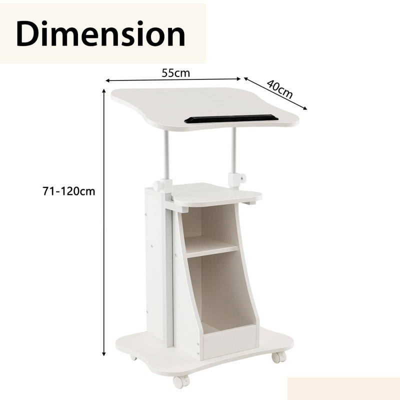 Jetter Adjustable Corner Standing Desk