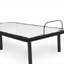 Pour les chambres principales et d'invités, base de lit ajustable pleine grandeur, fabrication en métal massif, gris ardoise, réglage de la position personnalisable-129225149