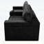 Canapé à compression 91,7 po sans pieds, avec porte-gobelets intégrés et poche de rangement latérale pour le salon-133267956-133267957