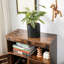 Rustic Chic 4 Tier Bathroom Storage Cabinet with Louver Doors Adjustable Board 60 x 30 x 80 cm