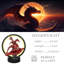 Statue de dragon Figurine Lampe de table unique-188201391