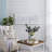 Distressed White Floor Mirror