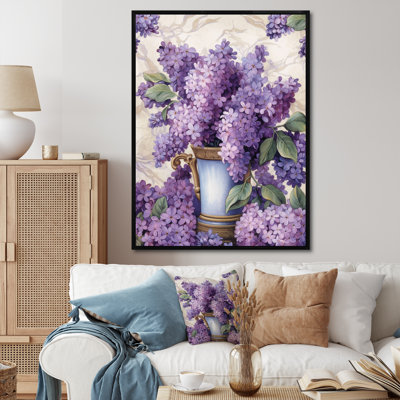 " Purple Lilac Blossoms Fragrant "