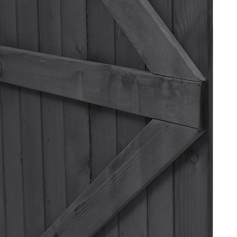 Adelphie Wood Gate, 210cm H x 90cm W x 3cm D