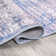 Regis Bohemian Medallion Machine-Washable Blue Rug