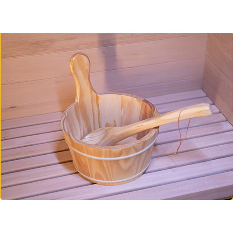 Sauna de salon en bois massif à deux places Hart Enjoy Life