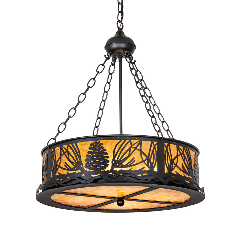 Sid 4 - Light Pendant, Black, 35" H x 22" W x 22" D