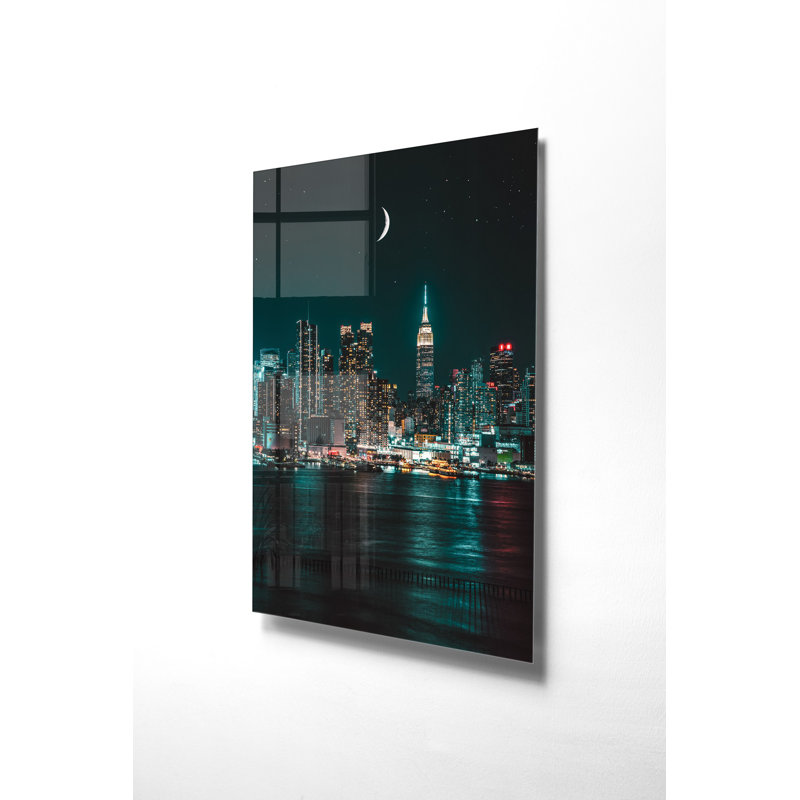 Stunning Tempered Glass Wall Art Painting, 27.6 x 39.4 inches | 100% Tempered Glass, Thickness: 0.16 inches | Elegant Home Decor for Living Room or Office, Durable & Easy to Clean, Perfect Gift Idea