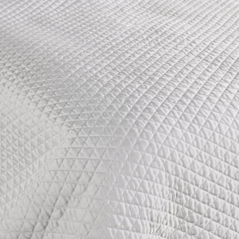 Winthrop Quilt, King Quilt, White