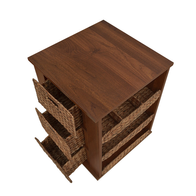 All in One Organizer - Walnut Finish