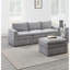 Ensemble de canapé modulaire contemporain 6 pièces 1 pièce / 1 fauteuil à accoudoirs / 1 pièce 1X-27025475