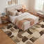 Tapis en jute à motif géométrique facile à nettoyer-129445157-129934615