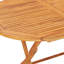 Lear Rectangular Teak Solid Wood Outdoor with Umbrella Hole Dining Table - 160 cm W 80 cm D
