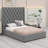 Tall Headboard Upholstered Bed With Handmade Deep Button Tufted-108813556