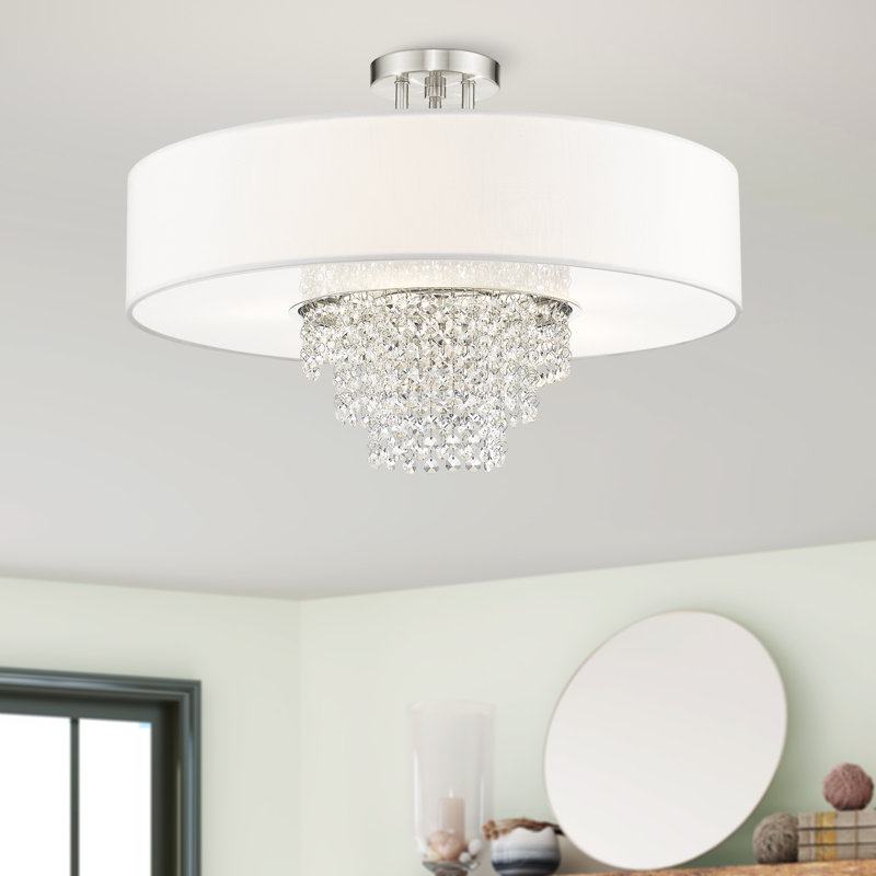 Plafonnier semi-encastré 5 lumières Kyela