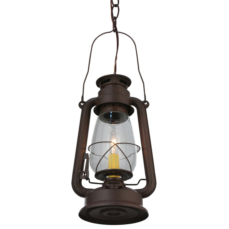 Rustic Lodge 1 - Light Pendant, 20" H x 7" W x 7" D