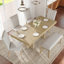 Ensemble de table de salle à manger en bois extensible Farmhouse