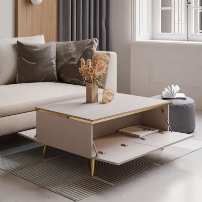 Barsdale coffee table with storage space