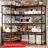 Marlia Steel Height -Adjustable Storage Rack Heavy Duty Shelving Unit-565694247-541543625