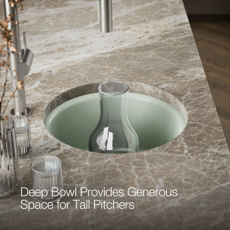Porto Fino™ Top-Mount/Under-Mount Bar Sink, Aspen Green