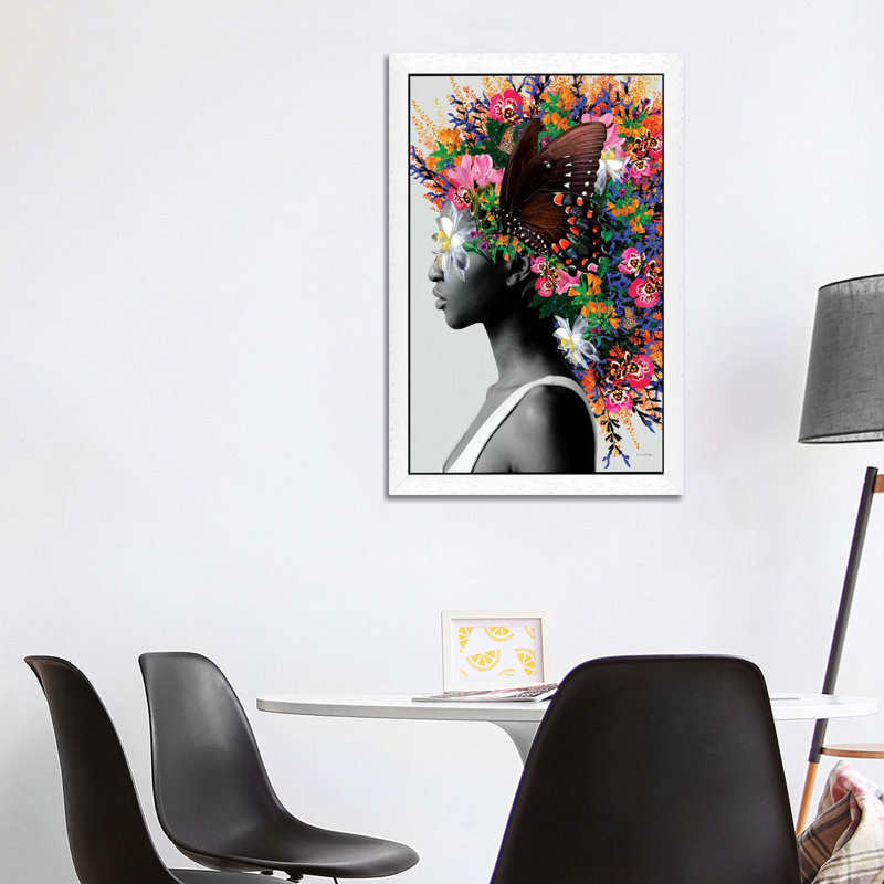 Samba De Verao by Ana Paula Hoppe - Print on Canvas, 152.5 cm H x 101.5 cm W, White Framed