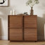 Armoire d'appoint 2 portes 31,5 po de largeur, crédence moderne en bois avec rangement pour le salon, la cuisine et le vestibule