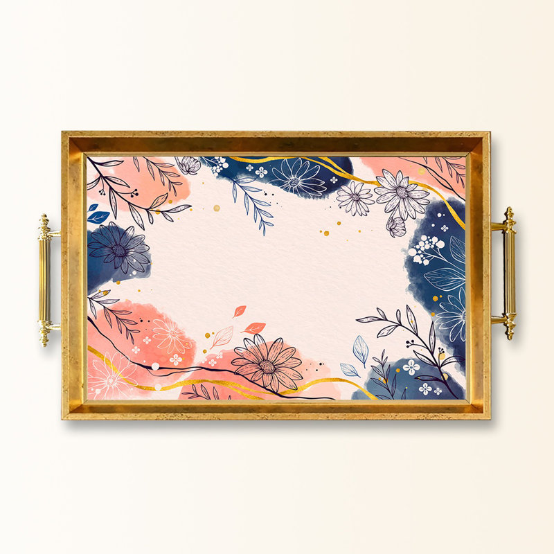 Elegant Glass Tray, 19.7 x 11.4 x 1.4 inches | 100% Durable Glass Construction | Easy to Clean with Damp Cloth | Ideal for Serving, Decorative Display, and Organizing | Stylish Addition to Home Décor