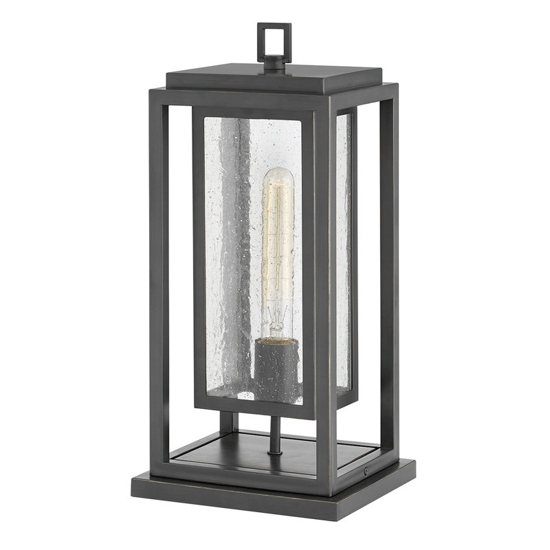 Seeded Pier Mount Light, Oil Rubbed Bronze