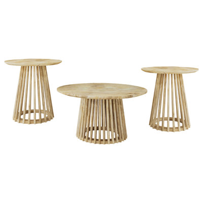 Ensemble de tables basses 3 pièces Greylin