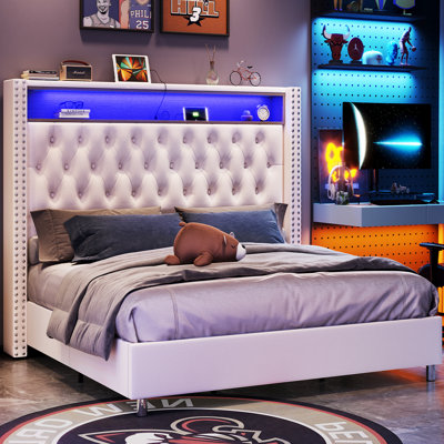 Mansuur Upholstered Platform Storage Bed