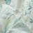 Schexnayder 100% Washed Cotton Duvet Cover Set – Linen-Like, Sage Green Leaf Print, Breathable with Zipper Closure-81477465
