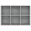 Gardinier Book Cabinet 66 x 30 x 98 cm Engineered Wood-1609470685