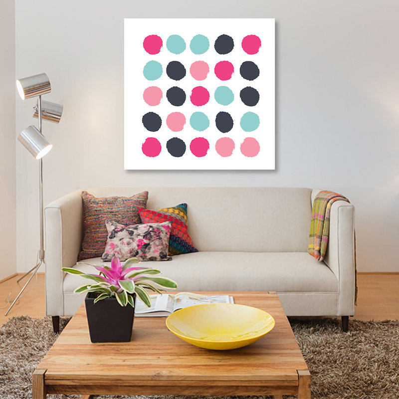 « skadi points », reproduction d’art sur toile, H 12 po x l 12 po x P 0,75 po, Vivi, Toile tendue